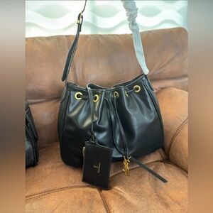 YSL Black Bucket Bag